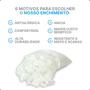 Imagem de Fibra Silicone Branca Antialérgico Enchimento Almofada, Travesseiro, Artesanato 0,5Kg, 01Kg e 2KG