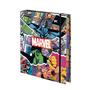 Imagem de Fichário DAC Universitário com elástico  com 48 folhas  Marvel  4635