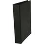 Imagem de Fichário de PVC Preto Simples Cristal 4 Argolas Pacote com 4