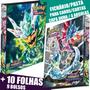 Imagem de Fichário Pasta Álbum Capa Dura Pokémon Máscaras do Crepúsculo Ogerpon Dragapult 10 folhas Card Carta