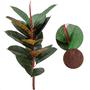 Imagem de Ficus Lyrata Verde Outono Artificial Toque Real Planta Sem Vaso