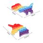 Imagem de Fidget Toy PEWOD Pop-its - Unicórnio e Dinossauro (2 Unidades)