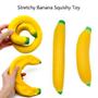 Imagem de Fidget Toy Squeezing Banana Frutas Brinquedo Elástico 