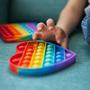 Imagem de Fidget Toys Hand Spinner Pop It Bolha Colorido 3 unidades