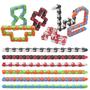 Imagem de Fidget Toys LENDOD Wacky Tracks - Pacote com 18 Faixas