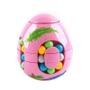 Imagem de Fidget Toys Magic Weird Eggs Cubo Sppiner Infinity Cube 3x1 - Pink