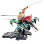 Imagem de Figura de Ação Roronoa Zoro - Anime One Piece - 10cm - Três Lâminas