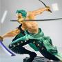 Imagem de Figura de Ação Roronoa Zoro - Anime One Piece - 10cm - Três Lâminas