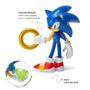 Imagem de Figura de Ação Sonic The Hedgehog 10cm Articulado Colecionável