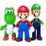 Imagem de Figura de Ação Super Mario Bros - Luigi, Yoshi, Donkey Kong e Wario