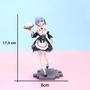 Imagem de Figura de Anime PVC Kawaii - Modelo de Menina com Avental - 17cm