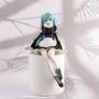 Imagem de Figura de Hatsune Miku Sentada - 14cm - Decoração de Mesa e Bolo