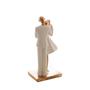 Imagem de Figura Decorativa Royal Resina Família Branco 9x20cm