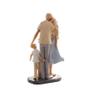 Imagem de Figura Decorativa Wolff Resina Familia 15x9x28cm 61430