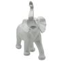 Imagem de Figura Elefante Origami Branco 30cm Just Home Collection