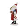 Imagem de Figura Natalina Papai Noel com Árvore de Resina 38cm BravaDecor