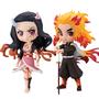 Imagem de Figuras de Ação Anime Demon Slayer (15cm) - Nezuko, Tanjirou, Zenitsu, Inosuke e Giyuu