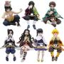 Imagem de Figuras De Ação De Anime Demon Slayer Kimetsu No Yaiba Nezuko Tanjirou Zenitsu Inosuke Shinobu