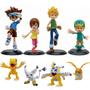 Imagem de Figuras de Ação Digimon Adventure - Taichi, Yamato, Hikari, Takeru e Outros (PVC)