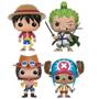 Imagem de Figuras de Ação One Piece Luffy & Chopper - Conjunto com 4 Peças - Brinquedo Funko para Presente