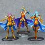 Imagem de Figuras de Ação Saint Seiya - 19cm - Cavaleiros Dourados (Aiolia, Camus, Cancer)