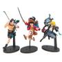 Imagem de Figuras Luffy, Ace e Sabo - One Piece - Set com 3 Peças - Bandai