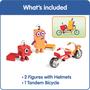 Imagem de Figuras Numberblocks One e Two Bike Adventure - Brinquedo Educativo hand2mind