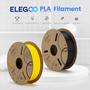 Imagem de Filamento de impressora 3D ELEGOO PLA 1,75 mm preto e cinza 2 kg x2
