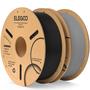 Imagem de Filamento de impressora 3D ELEGOO PLA 1,75 mm preto e cinza 2 kg x2