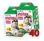 Imagem de Filme instantaneo instax pack com 40 unidades