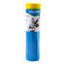 Imagem de Filme Plástico Azul MaskPro com Fita Crepe para Mascaramento - 2,1mts x 20mts