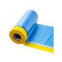 Imagem de Filme Plástico Azul MaskPro com Fita Crepe para Mascaramento - 2,1mts x 20mts