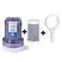 Imagem de Filtro Bbi Para Chuveiro Ducha Shower Transparente + 1 Refil + Chave - Remove Cloro Anticloro