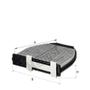 Imagem de Filtro Cabine C-Class 2007 a 2015 Hengst E2954LC03