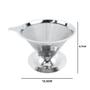 Imagem de Filtro Coador De Café Inox Peneira Aço Reutilizável