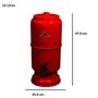 Imagem de Filtro De 14 L , Aluminio, Com Vela Reposição - Vermelho