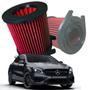 Imagem de Filtro De Ar Esportivo Mercedes Gla 45 2.0 Turbo 2014 A 2019 4matic motor ano versão Lavavel Reutilizavel Stage Remap Chip Potencia Original