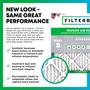 Imagem de Filtro de Ar Filterbuy MERV 8 14x24x2 (Pacote com 4) - Dust Defense