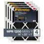 Imagem de Filtro de Ar Filtrete MPR 1200 MERV 11 (14x20x1) - Pacote com 4