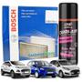 Imagem de Filtro De Cabine Ar Condicionado Bosch New Fiesta New Ka Nova Ecosport + Spray Higienizador