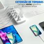 Imagem de Filtro De Linha Extensão Régua Tomada Com Usb E Tipo-c Bivolt