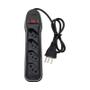 Imagem de Filtro de Linha Megatron Com 4 Tomadas 1M Circuit Breaker Bivolt Preto
