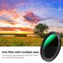Imagem de Filtro K&F Concept ND Variável (ND2-32) 72mm + CPL 72mm