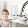 Imagem de Filtro Purificador Agua Torneira Pia Bancada Cozinha Banheiro Limpeza Anti Odor Bacteria Previne Doenças