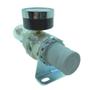 Imagem de Filtro regulador de pressão com manometro p/ compressor / cadeira odontológica e/s rosca 1/4 bsp