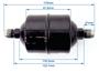 Imagem de Filtro Secador Danfoss Dml 164 (350 X 1/2) com Rosca e Flange