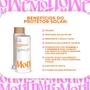 Imagem de Filtro Solar Stick Multifuncional  Com Base FPS 80 Com Vitamina C E Ácido Hialurônico