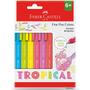 Imagem de Fine Pen Colors Tropical 0.4mm Ponta Fina Faber Castell 6 Cores