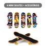 Imagem de Fingerboard Skate Mini Dedo Esportivo 4 Unidades +