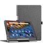 Imagem de Fintie Case para Lenovo Yoga Smart Tab, material vegano Premium Slim Fit Case Folio Smart Stand Cobertura Protetora com Auto Sleep/Wake Feature para Lenovo Yoga Smart Tab 10.1 (YT-X705F) Tablet, Cinza